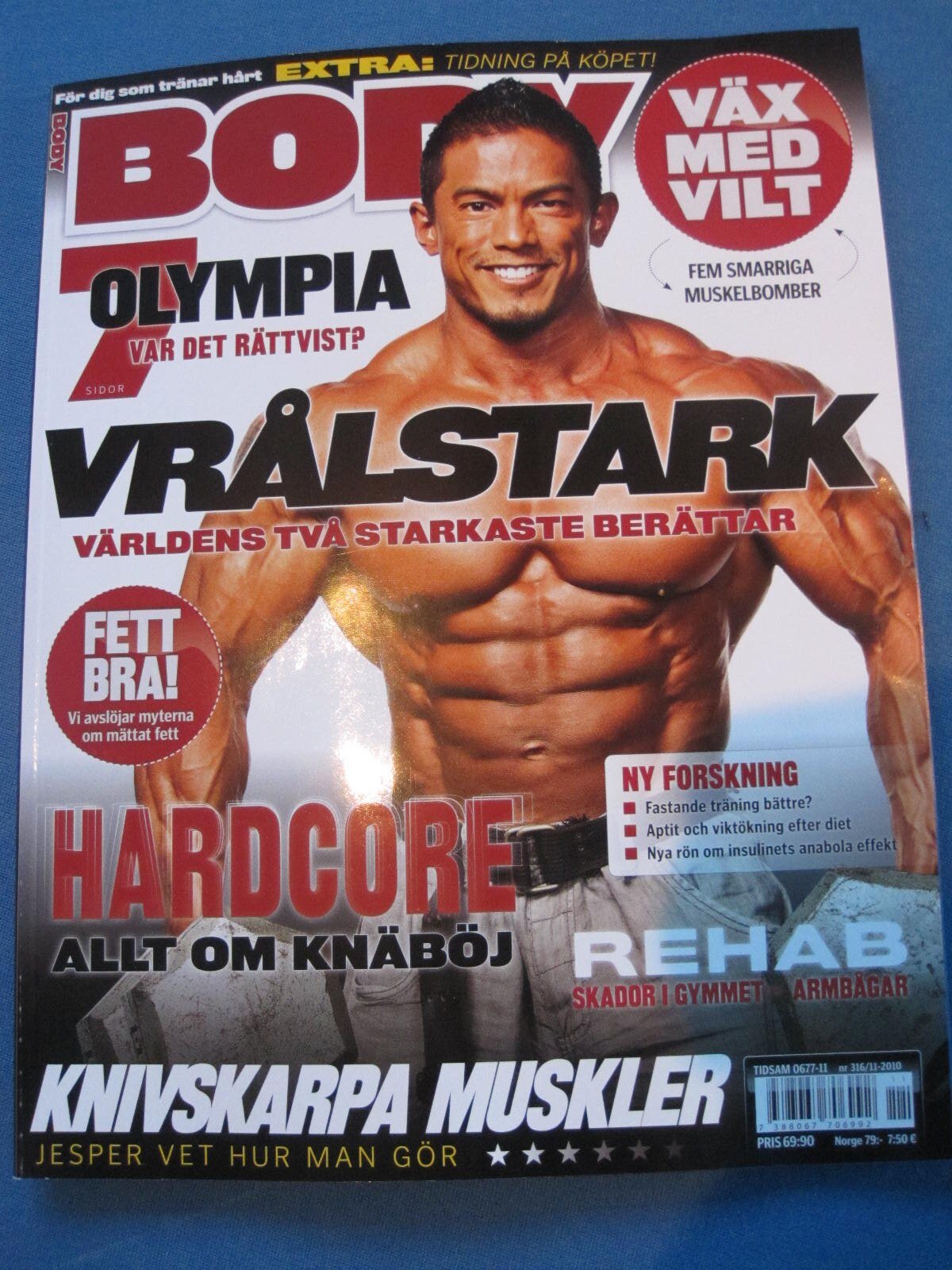 Cover of Swedish BODY magazine nr 316, 2010